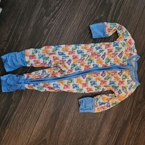 Colorful Bear Print Kids One Piece